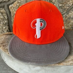New Era Philly Orange and Gray Cap
